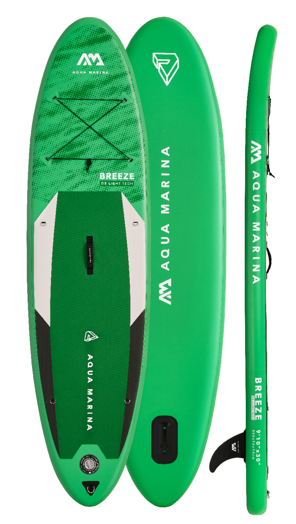 Aqua Marine Breeze Including Pump Bag Paddle Leash - 9 ft 10 in