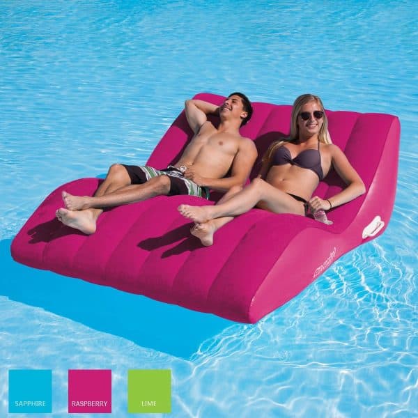 Sun Comfort Cool Suede Zero Gravity Double Lounge - Image 2