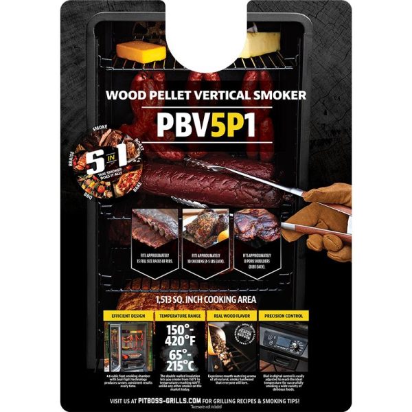 Pit Boss Copperhead 5-Series Vertical Pellet Smoker - Image 2