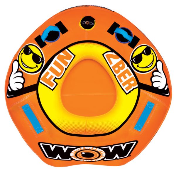WOW 2Ber Towable Starter Kit with Tube, Rope & Pump - Image 4