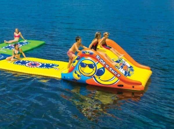Wow Slide-N-Smile 2 Lane Floating Water Slide - Image 2