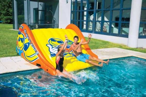 Wow Slide-N-Smile 2 Lane Floating Water Slide