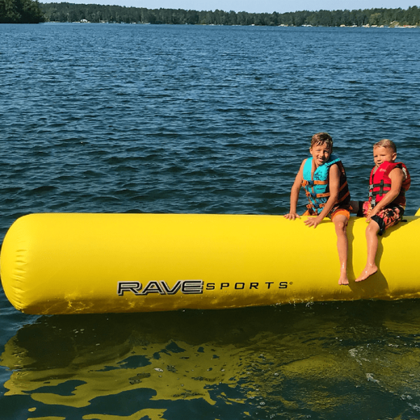 Rave Sports Bongo 13' Water Bouncer with Small Slide and Log - Image 8