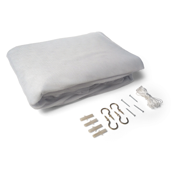 Rectangular Mosquito Net - White - Image 2