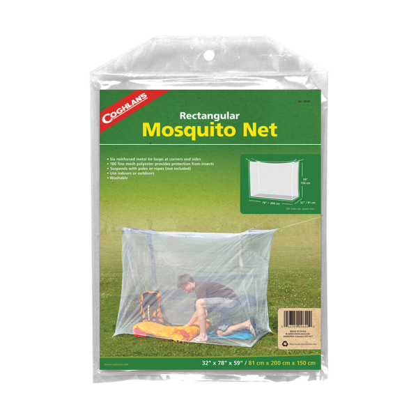 Rectangular Mosquito Net - White