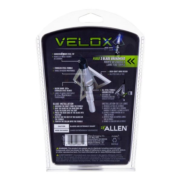 Velox Stainless-Steel Broadhead - Image 8