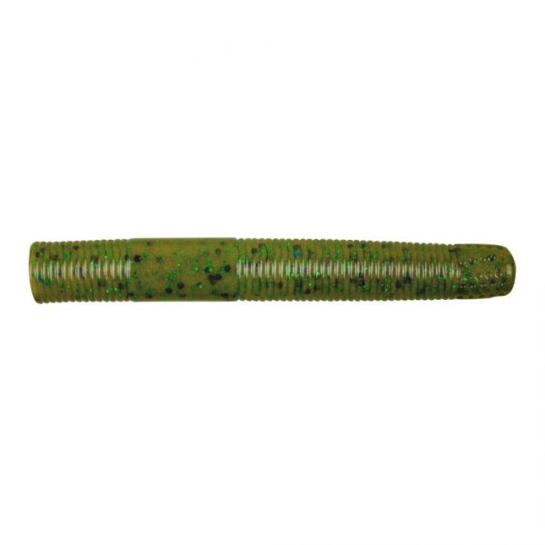 YUM Ned Dinger - 3" 8pack Amber Green Flake