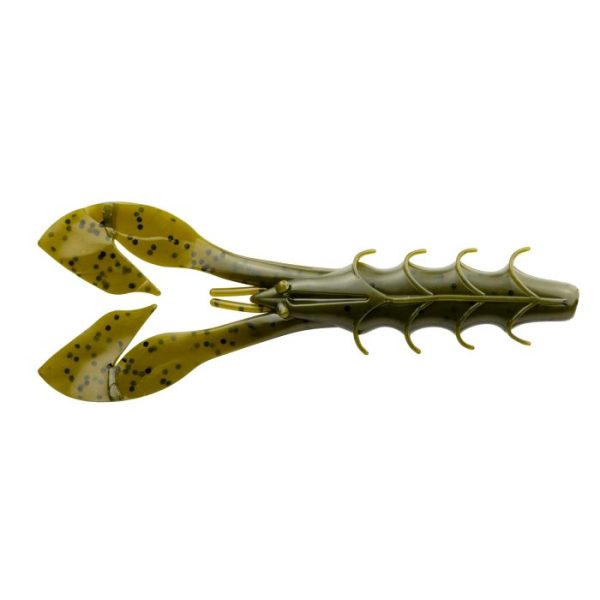 YUM Spine Craw - Green Pumpkin 3.75"