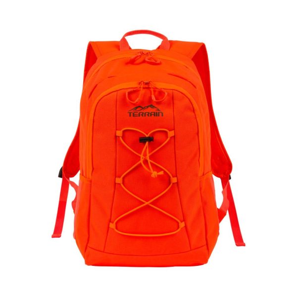 Terrain Tundra Camping Backpack/Daypack  Blaze Orange - Image 2