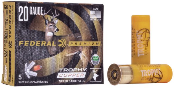 Federal Trophy Copper Sabot Slug 20 Gauge