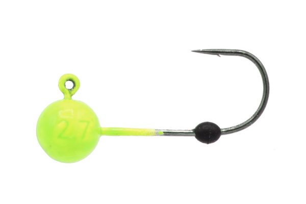 Eurotackle Micro Finesse Soft - Lock Tungsten Jig Chartreuse 1/16 oz Size 4