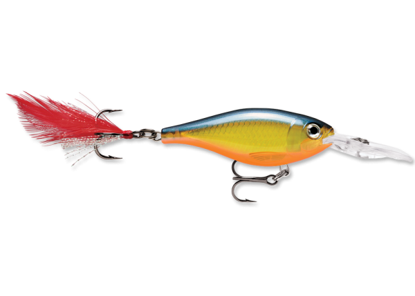 X-Rap® Shad Shallow - 2 1/2" Hot Steel