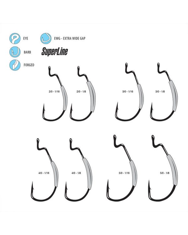 Worm Superline Extra Wide Gap (EWG), Weighted - Image 3