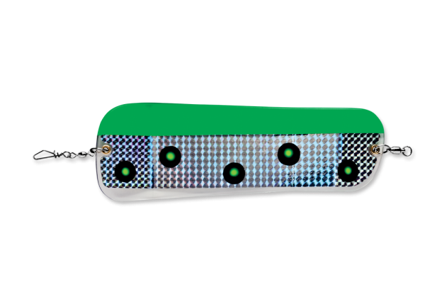 Coyote Flasher - Fluorescent Green/Chartreuse UV, 2 5/8in
