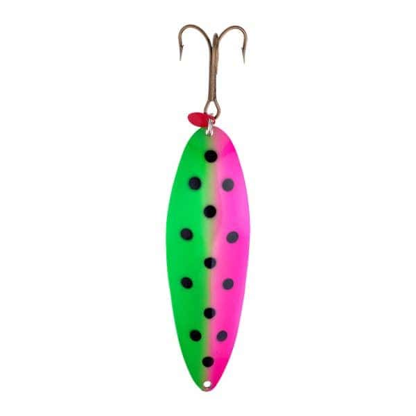 Lizard Lure - Green Red Black Dots 3