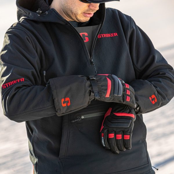 Defender Gloves - Black/Red - Image 5