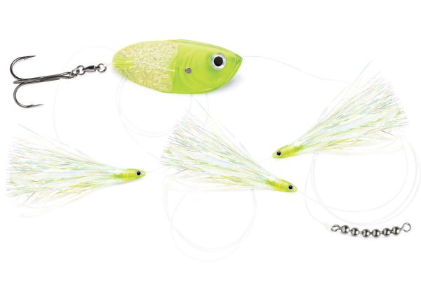 Flashfly Twinkie Rig - Fish Candy UV Chartreuse