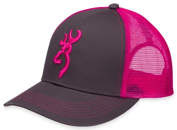 Flashback Cap - Women's Charcoal/Neon Pink