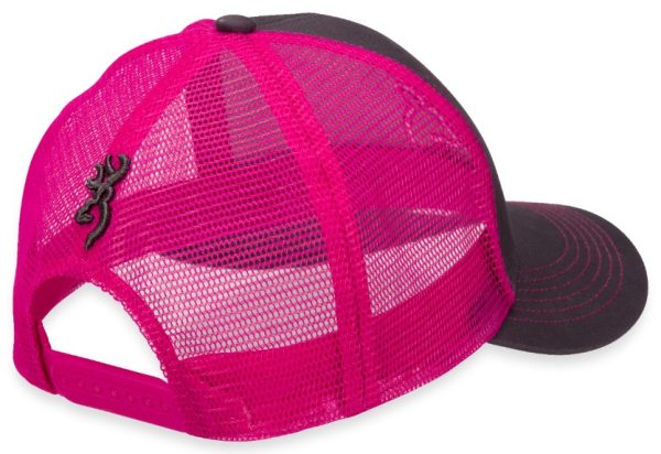 Flashback Cap - Women's Charcoal/Neon Pink - Image 2