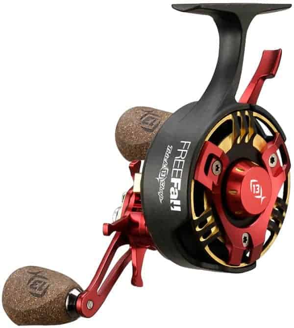 Black Betty FreeFall Trick Shop - Red/Gold/Silver, Left Hand