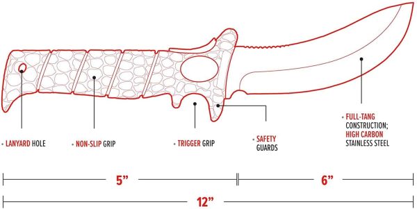 Bubba Blade - Chubby Knife, 6" - Image 2