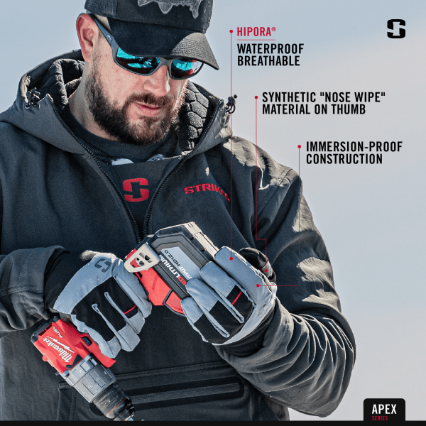 Apex Glove - Black/Grey - Image 4