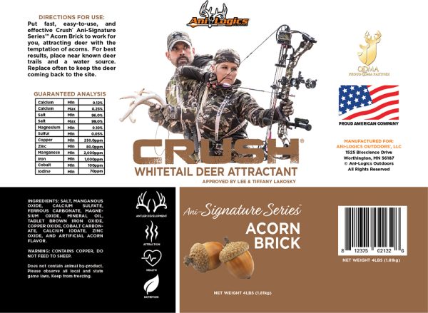 Crush Deer Attractant - Acorn Brick - Image 2