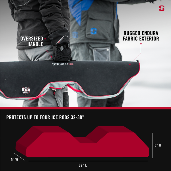 Ice Fishing Rod Case - 4 Rods - Image 4