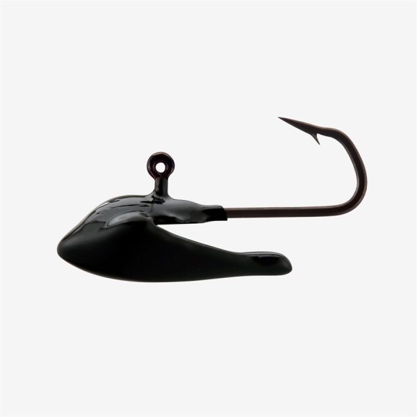 Sled Head Tungsten Jig - Matte Black, 1/32oz