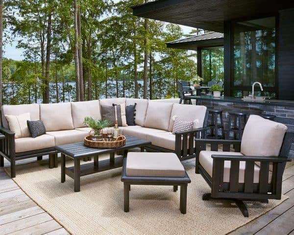 Stratford Deep Seating Swivel Arm Chair - Image 5