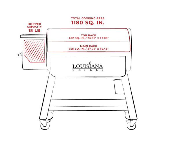 1200 Black Label Series Grill with Wifi Control - Image 5