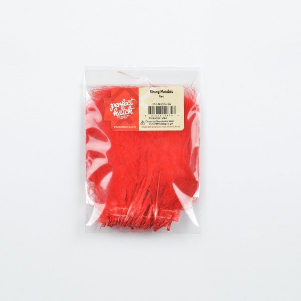 Strung Marabou - Red - Image 3