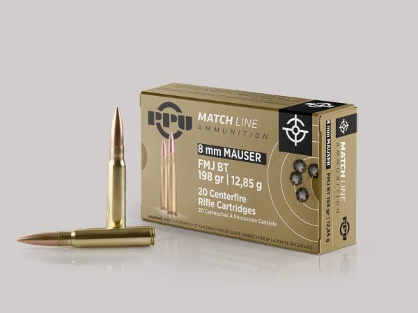 Match Line Ammunition - 8mm Mauser
