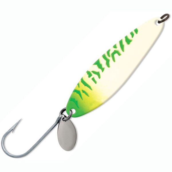 Coyote Spoon - Everglo/Green Tiger, 3.75in