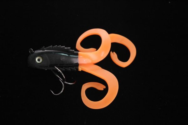 Medussa Micro - 7", 1.9oz, Black/Orange