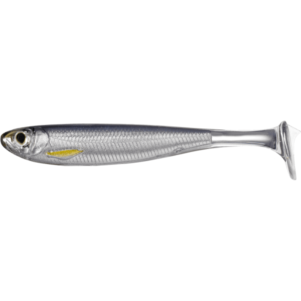 Slow-Roll Shiner - Silver/Smoke, 4"