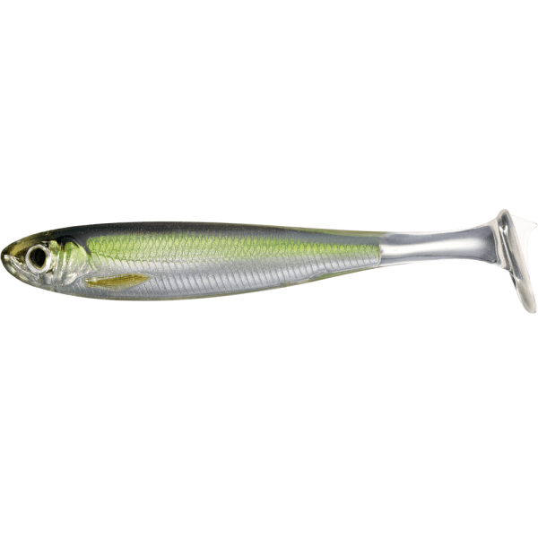 Slow-Roll Shiner - Silver/Green, 3"