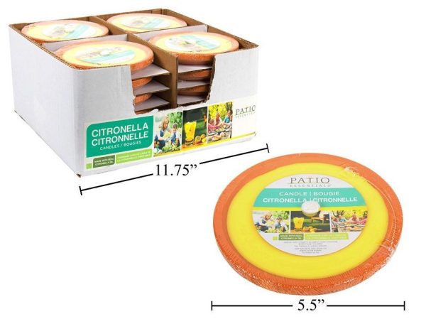 Citronella Candle in Terracotta Pot