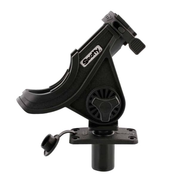 Baitcaster / Spinning Rod Holder With Flush Deck Mount