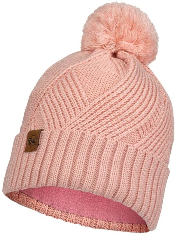 Raisa Knitted & Fleece Hat - Raisa Rosé