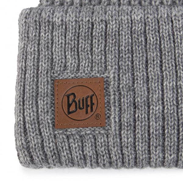 Knitted Beanie - Rutger Melange Grey - Image 3