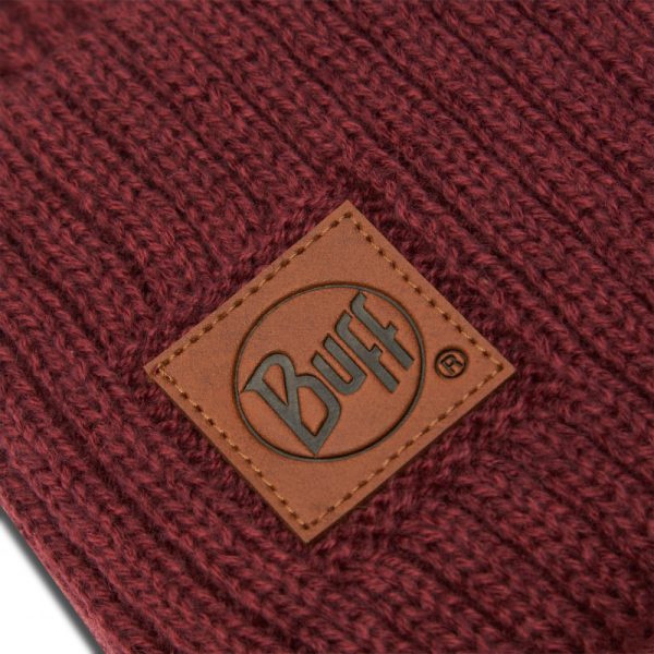 Knitted Beanie - Rutger Maroon - Image 2