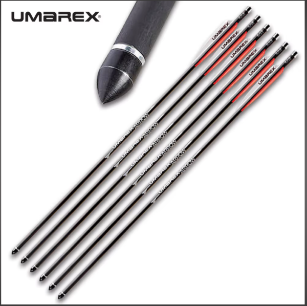 Airsaber Air Archery Air gun Arrows Carbon Fiber Field Tip 6-Pack