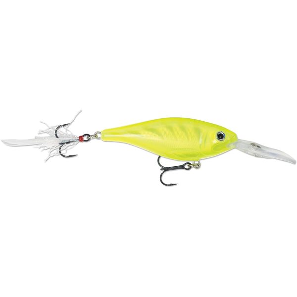 X-Rap® Shad - Chartreuse UV, 3 1/8in