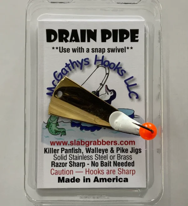 Fan Top Drain Pipe - Orange, 1.5", 6mm