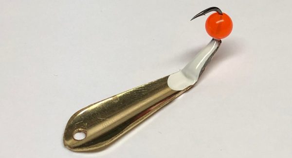 Brass Round Top Slab Grabber - Orange, 1.5", 6mm