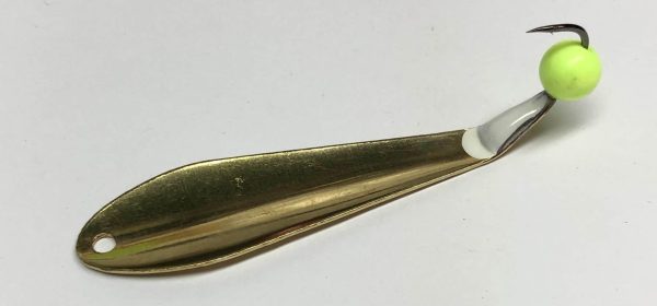Brass Simcoe Slayer - Solid Chartreuse, 3", 8mm