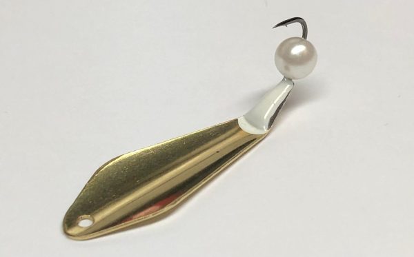 Brass Diamond Top Slab Grabber - Pearl, 2", 8mm