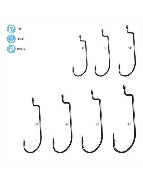 Worm, Offset Shank, O’Shaughnessy Bend - Image 3