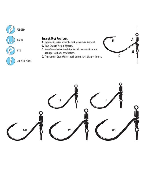 G-Finesse Swivel Shot - NS Black 1/0 - Image 3